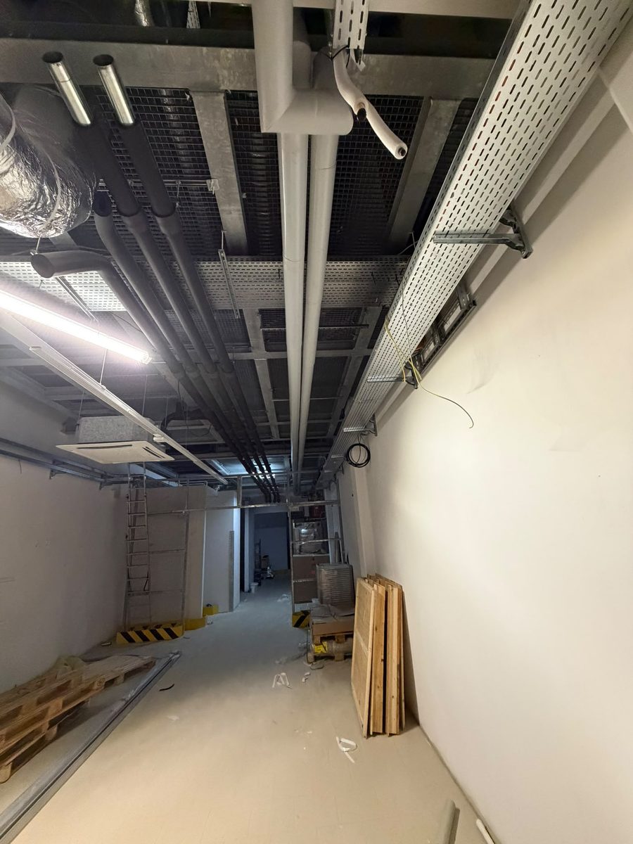Prowadzenie instalacji p.poż i wody bytowej - realizacja Szelbi-Instal